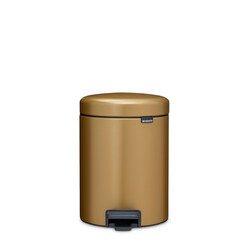 BRABANTIA - NEWICON WARM BRASS PEDALLI ÇÖP KUTUSU 5L