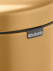 BRABANTIA - NEWICON WARM GOLD PEDALLI ÇÖP KUTUSU 5L (1)