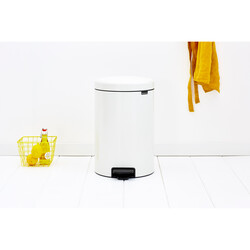 BRABANTIA - NEWICON WHITE PEDALLI ÇÖP KUTUSU 20L (1)