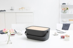 BRABANTIA - NIC DARK GREY EKMEK KUTUSU (1)