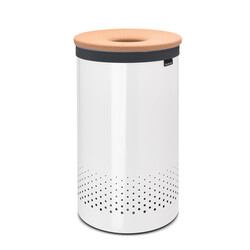 BRABANTIA - WHITE MANTAR KAPAKLI ÇAMAŞIR SEPETİ 60L