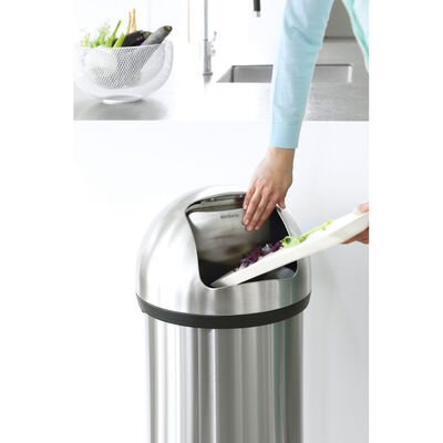 MATT STEEL ÇÖP KUTUSU 60L