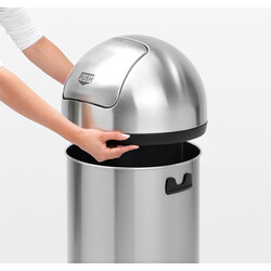 MATT STEEL ÇÖP KUTUSU 60L - Thumbnail