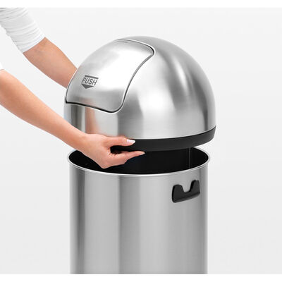 MATT STEEL ÇÖP KUTUSU 60L