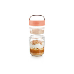 PEMBE KAPAKLI TRİTAN ON THE GO KAVANOZ 400ML - Thumbnail