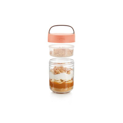 PEMBE KAPAKLI TRİTAN ON THE GO KAVANOZ 400ML