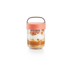 PEMBE KAPAKLI TRİTAN ON THE GO KAVANOZ 400ML - Thumbnail
