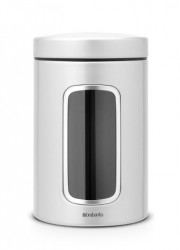 BRABANTIA - METALLIC GREY PENCERELİ KAVANOZ 1.4L (1)