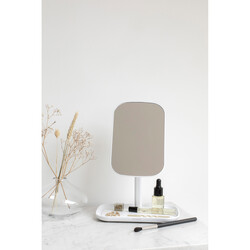 BRABANTIA - BEYAZ AYAKLI MASA AYNASI 12,6CMX20CMX28,3CM (1)
