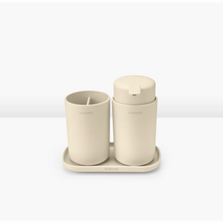 BRABANTIA - RENEW SOFT BEIGE 3 PARÇA BANYO SETİ