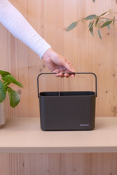 BRABANTIA - SINKSIDE DARK GREY TEZGAH ÜSTÜ TEMİZLİK KUTUSU (1)