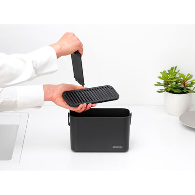 SINKSIDE DARK GREY TEZGAH ÜSTÜ TEMİZLİK KUTUSU