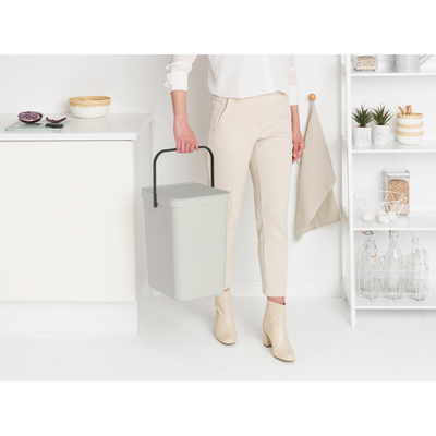 SORT&GO LIGHT GREY ÇÖP KOVASI 25L