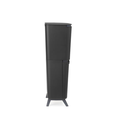 SORT UP RECYCLE HI DARK GREY İKİ BÖLMELİ ÇÖP KUTUSU 20+25L