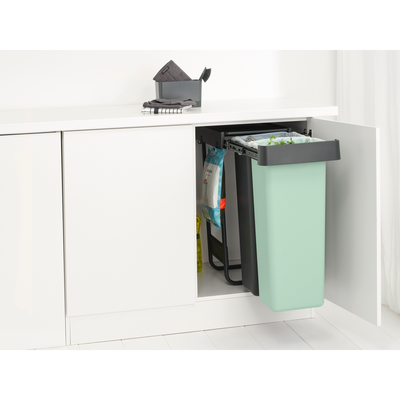 SORT&GO BUILT–IN DARK GREY ÇÖP KUTUSU 2X30L
