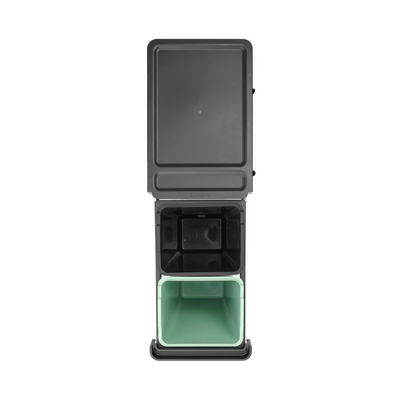 SORT&GO BUILT–IN DARK GREY ÇÖP KUTUSU 2X30L