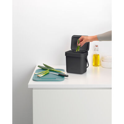 SORT&GO KOYU GRİ ÇÖP KOVASI 3L