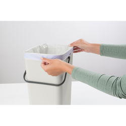 BRABANTIA - SORT&GO LIGHT GREY ÇÖP KOVASI 16L (1)