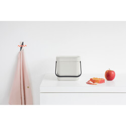 BRABANTIA - SORT&GO LIGHT GREY ÇÖP KOVASI 6L (1)