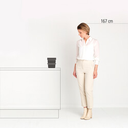 SORT&GO LIGHT GREY ÇÖP KOVASI 6L - Thumbnail
