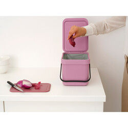 BRABANTIA - SORT&GO LILAC PINK ÇÖP KOVASI 6L (1)