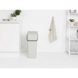 BRABANTIA - SORT&GO RECYCLE LIGHT GREY ÇÖP KOVASI 40L (1)