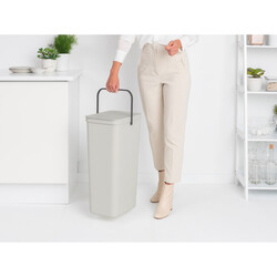 SORT&GO RECYCLE LIGHT GREY ÇÖP KOVASI 40L - Thumbnail