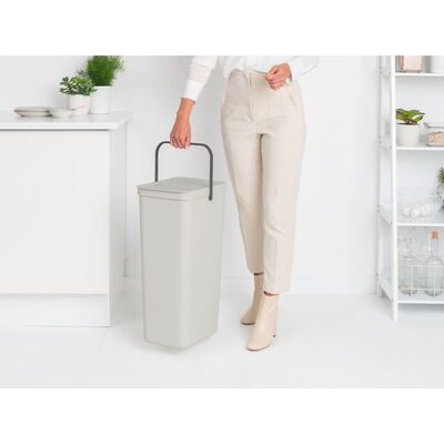 SORT&GO RECYCLE LIGHT GREY ÇÖP KOVASI 40L