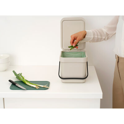 SORT&GO SOFT BEIGE ÇÖP KOVASI 6L