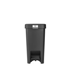 BRABANTIA - STEPUP DARK GREY PLASTİK PEDALLI ÇÖP KUTUSU 10L
