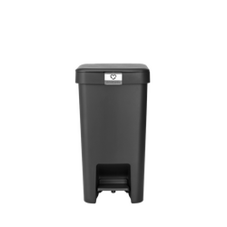 BRABANTIA - STEPUP DARK GREY PLASTİK PEDALLI ÇÖP KUTUSU 16L