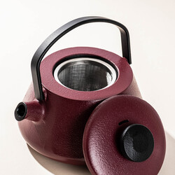 BRABANTIA - T-TIME AUBERGINE RED DEMİR DÖKÜM DEMLİK (1)