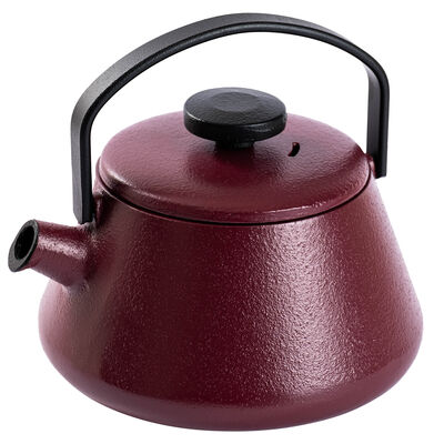 T-TIME AUBERGINE RED DEMİR DÖKÜM DEMLİK