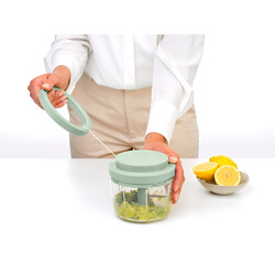 BRABANTIA - TASTY+ JADE GREEN MANUEL DOĞRAYICI 600ML (1)