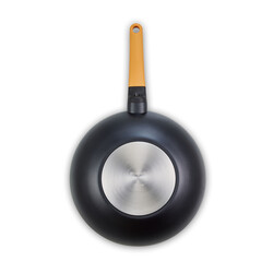 BRABANTIA - TASTY+ RECYCLED HONEY YELLOW YAPIŞMAZ WOK TAVA 30CM (1)