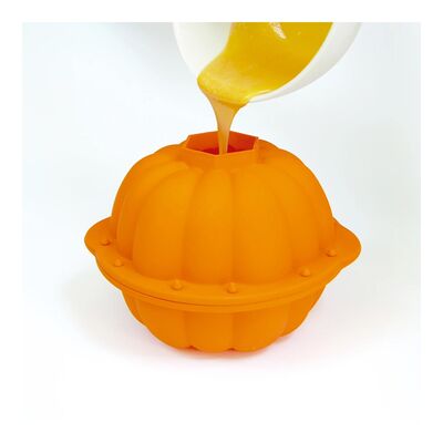 LEKUE TURUNCU SİLİKON HALLOWEEN BALKABAĞI ŞEKİLLİ 3D KEK KALIBI