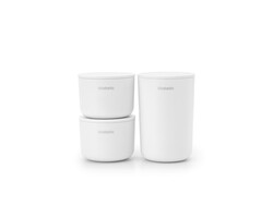 BRABANTIA - RENEW WHITE 3LÜ KAPAKLI PLASTİK DÜZENLEYİCİ